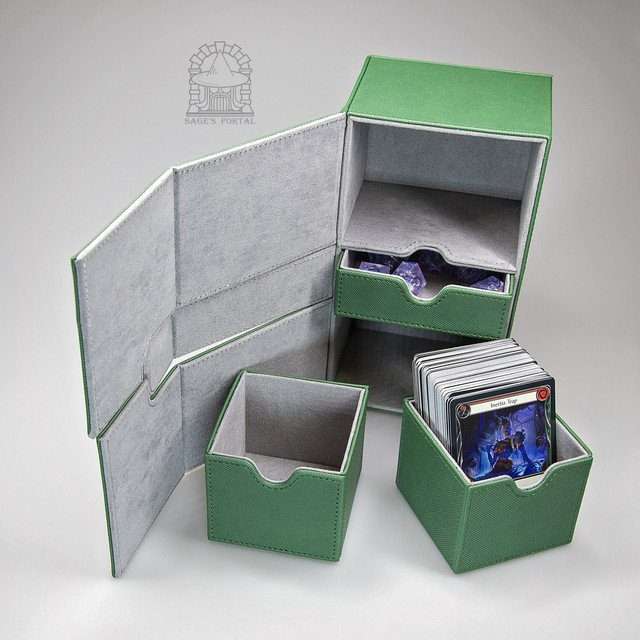 Sage's Premium 3 Drawer Deck Storage Box for TCG, Dice, Jewelry  200mm x 115mm x 90mm image 3