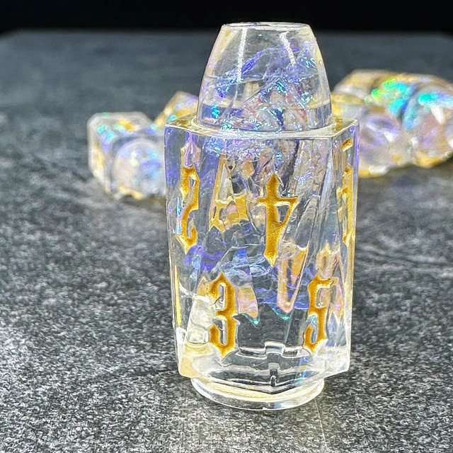 Sage's Spectral Revolver Holy Bullets Resin Dice Set image 5