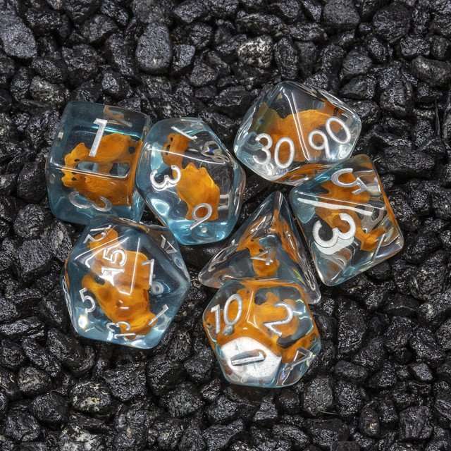 Sage's Camel Familiar Resin Polyhedral Dice Set image 5