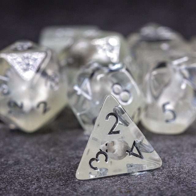 Exclusive Sage's Companion Wolf Pup Limited Edition 11-pc Glow in the Dark Dice Set image 7
