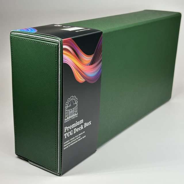 Sage's Deck Box Chest for TCG 405mm x 200mm x 95mm - Green image