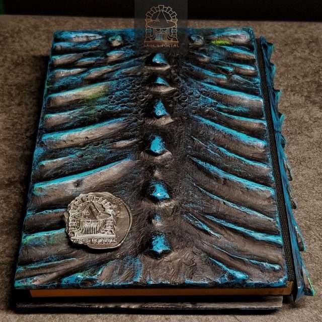 Eye of the Blue Dragon Notebook Gift Set | Handmade Notebook for TTRPG, Sketchbook, Diary image 5