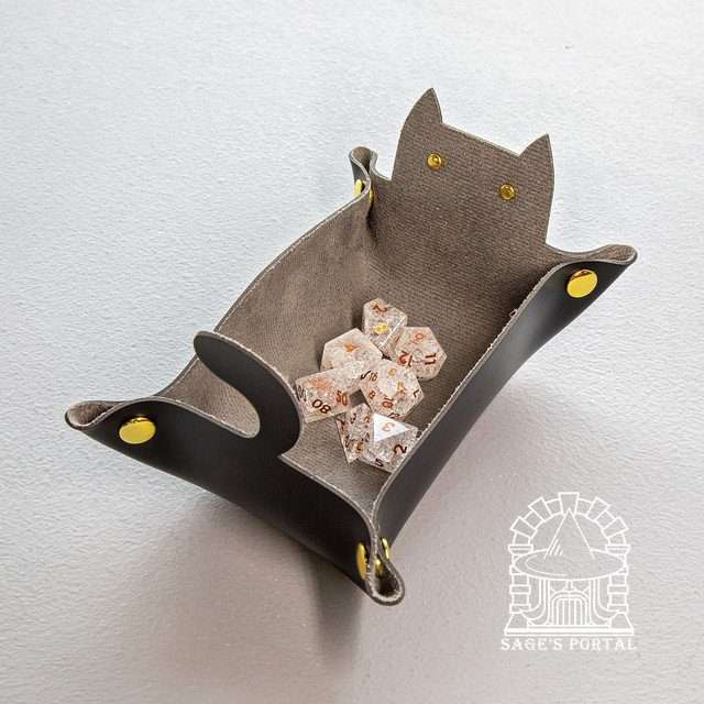 Sage's Black Enchanted Cat Dice Tray image 11