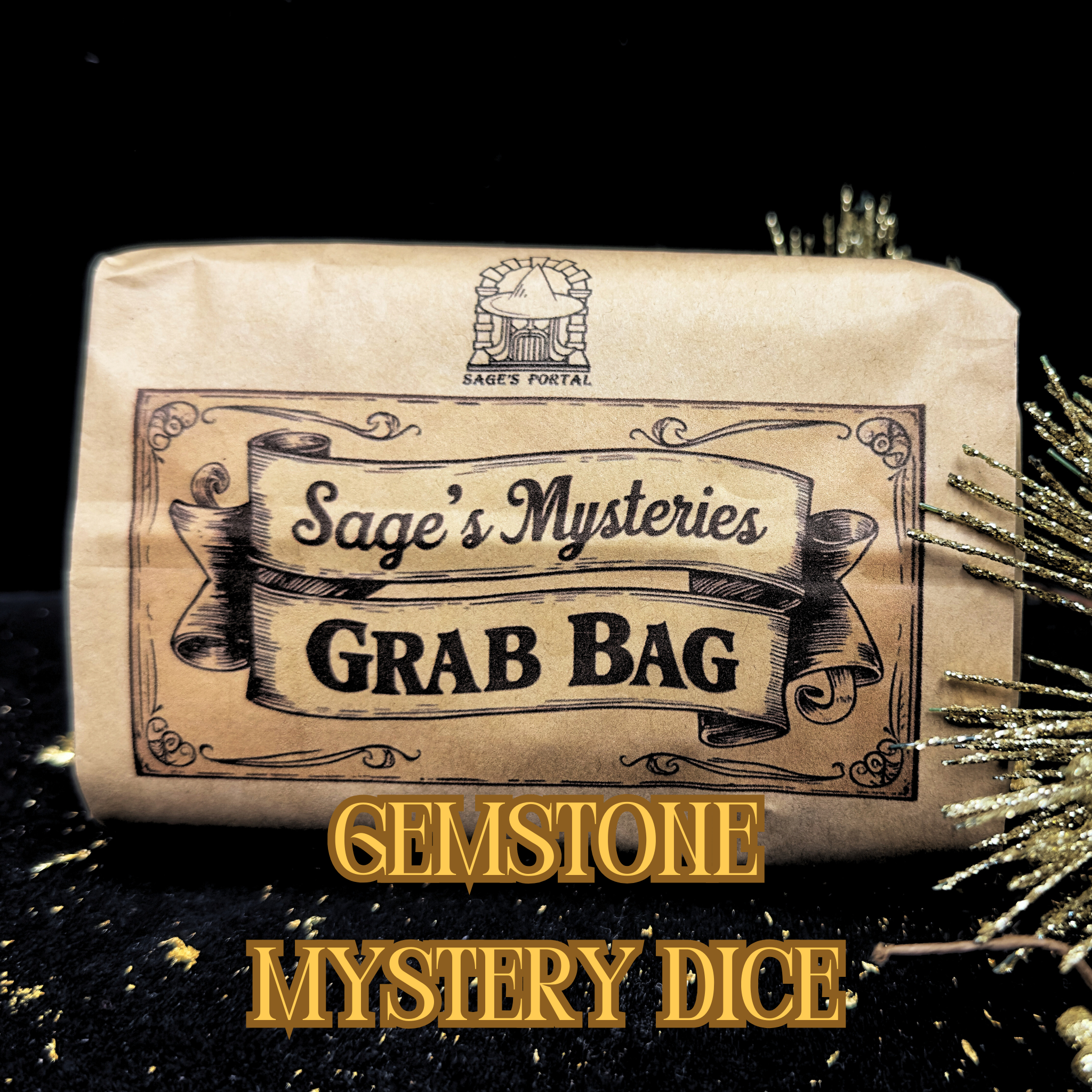 Sage's Mysteries - Random Gemstone Dice Set Grab Bag