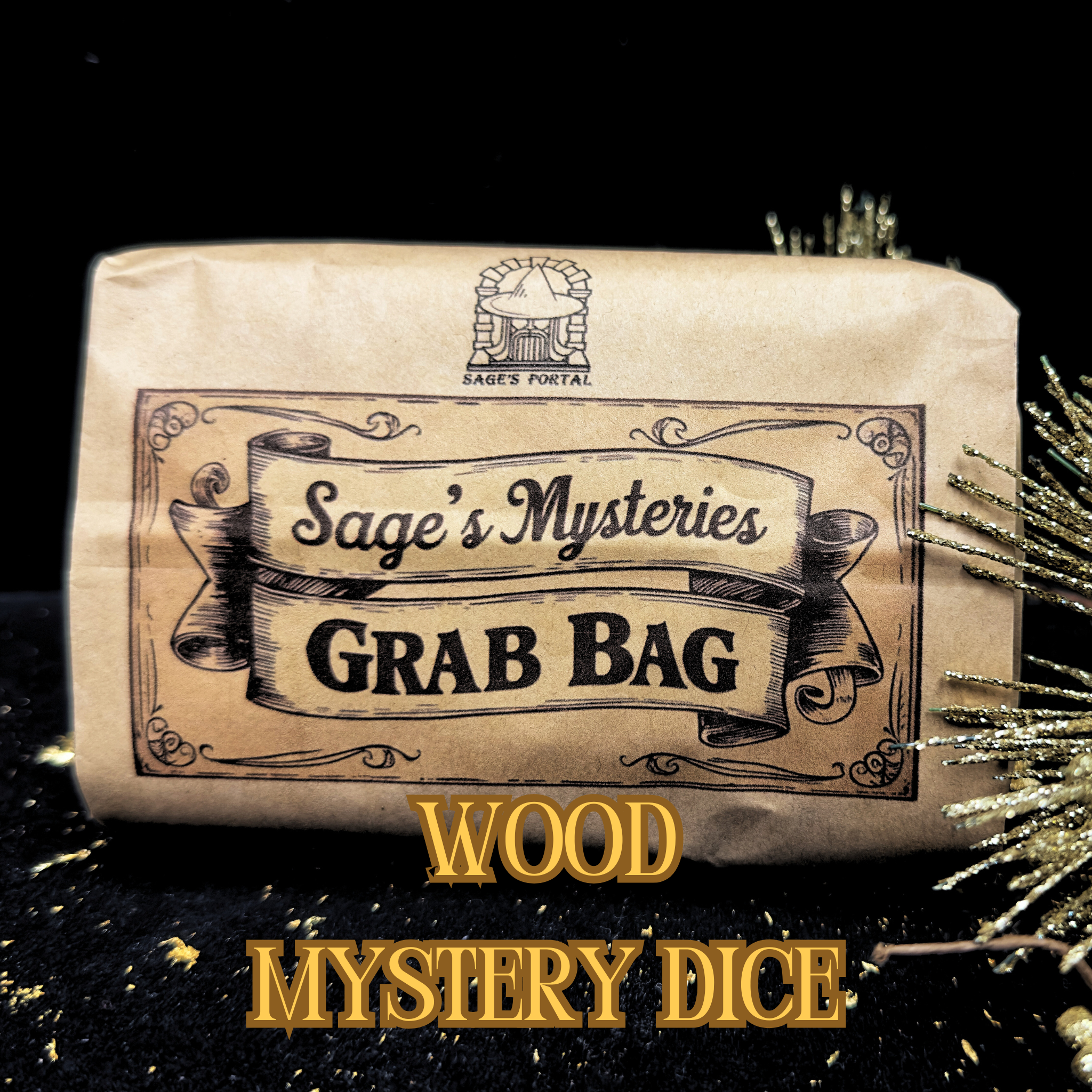 Sage's Mysteries - Random Wood Dice Set Grab Bag