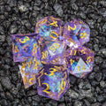 Sage's Exaltations - Lilac Grove Sharp Edge Resin Dice Set image 0