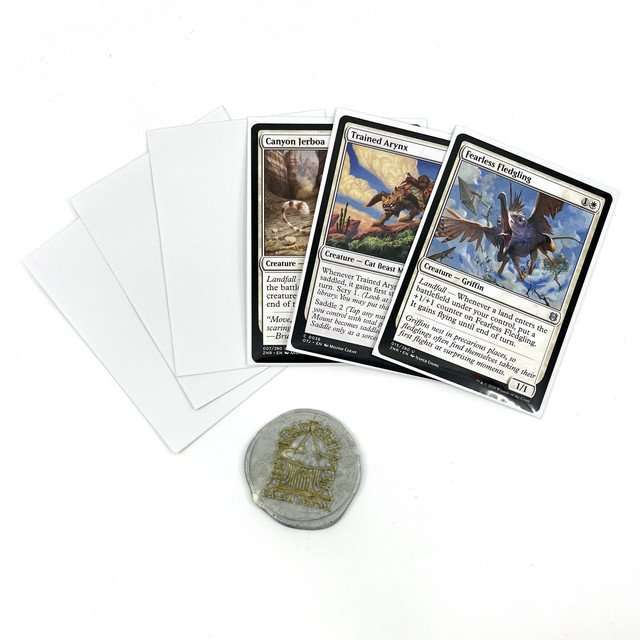 Sage's Arcane Armor Card Sleeves Matte White Exceptional Durability 66mmx91mm image 0
