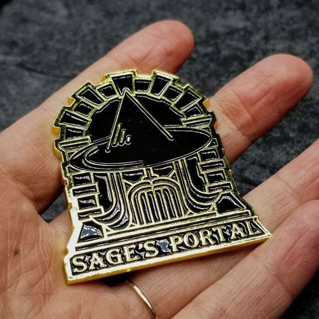 Sage's Portal Fashion Pin Double Clasp image 2