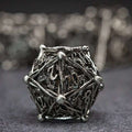 Sage's Ankeg Magical Creature Nickel Hollow Metal Polyhedral Dice Set image 0