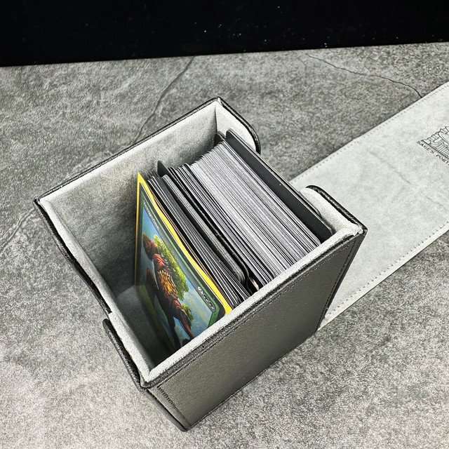 Sage's Premium Deck Storage Box for TCG, Dice, 105mm x 95mm x 82mm image 1