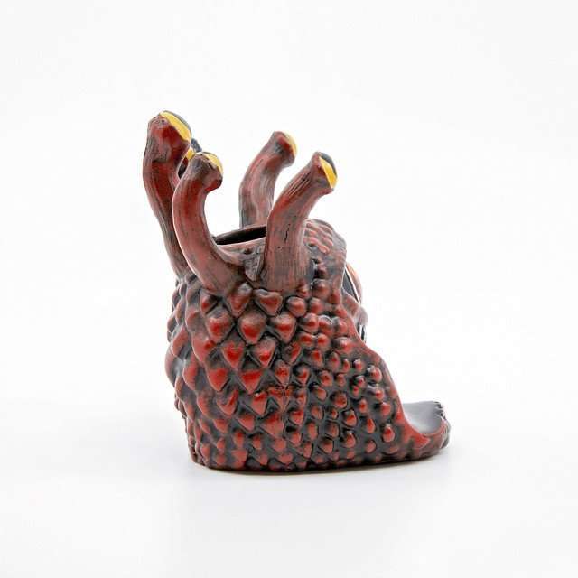 Red Eye Tyrant Desk Companion Phone Stand & Pencil Holder image 1