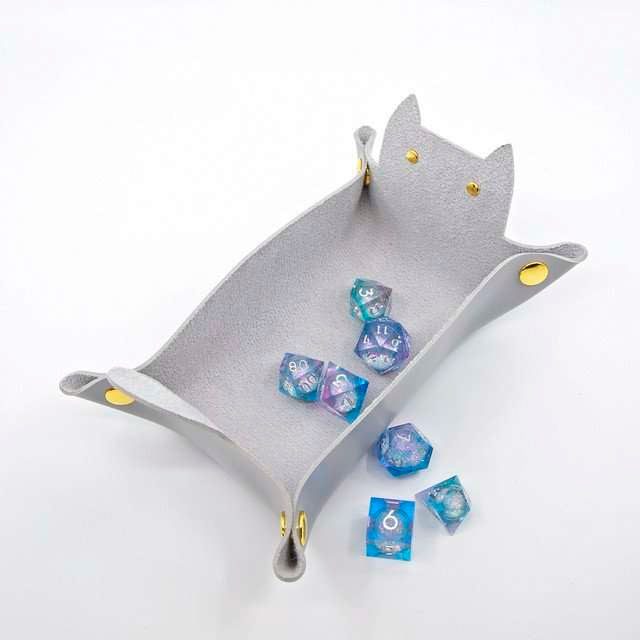 Sage's Gray Enchanted Cat Dice Tray image 5
