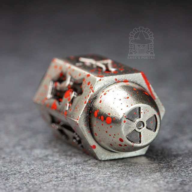 Sage's Holy Bullet Silver/Blood Metal D6 image 1