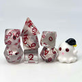 Sage's Sleepy Ghost Familiar Resin Polyhedral Dice Set + Toy image 0