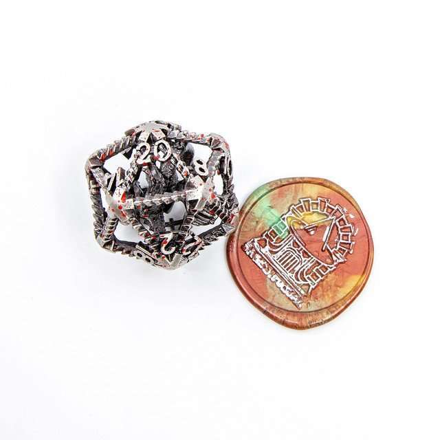 Sage’s 42mm Draconic Prison Bloody Cage Hollow Metal D20 image 7