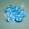 Sage's Crystals - Winter Sharp Edge Resin Polyhedral Dice Set image 0
