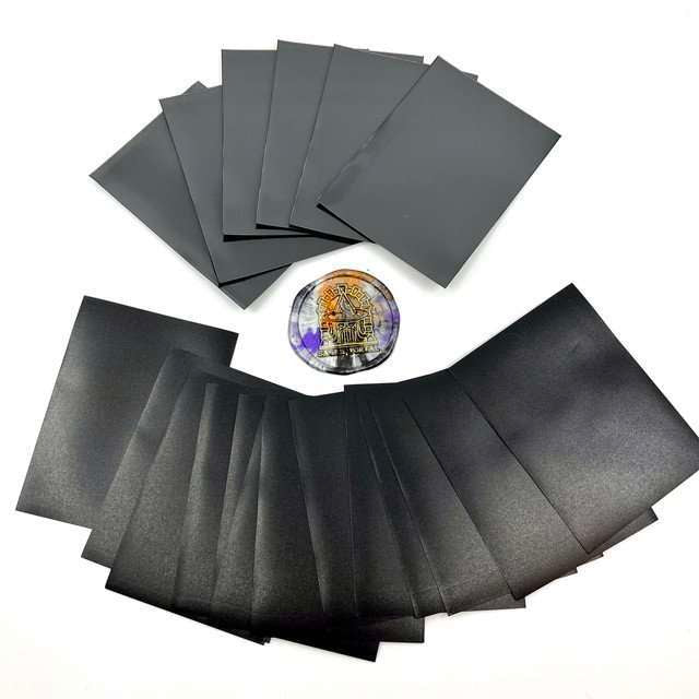 Sage's Arcane Armor Card Sleeves Matte Black Exceptional Durability 66mmx91mm image 1