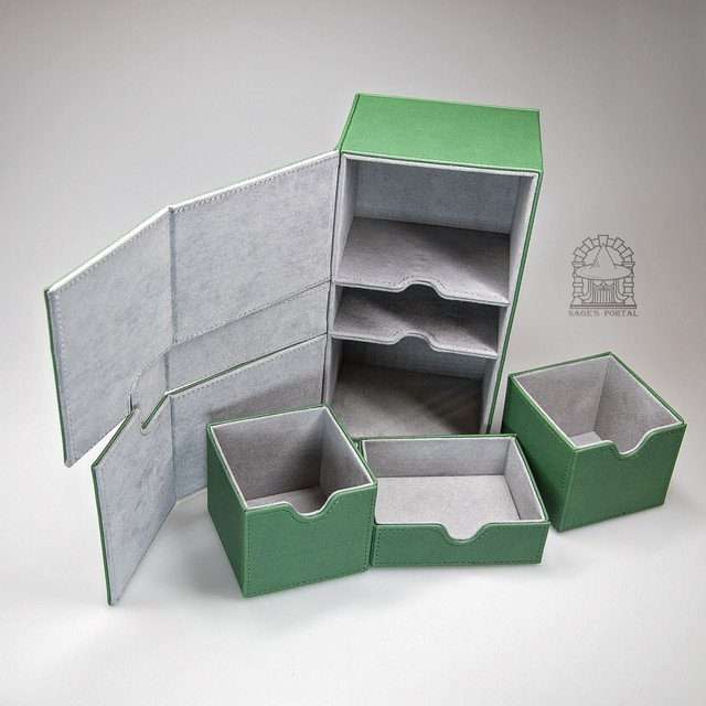 Sage's Premium 3 Drawer Deck Storage Box for TCG, Dice, Jewelry  200mm x 115mm x 90mm image 7