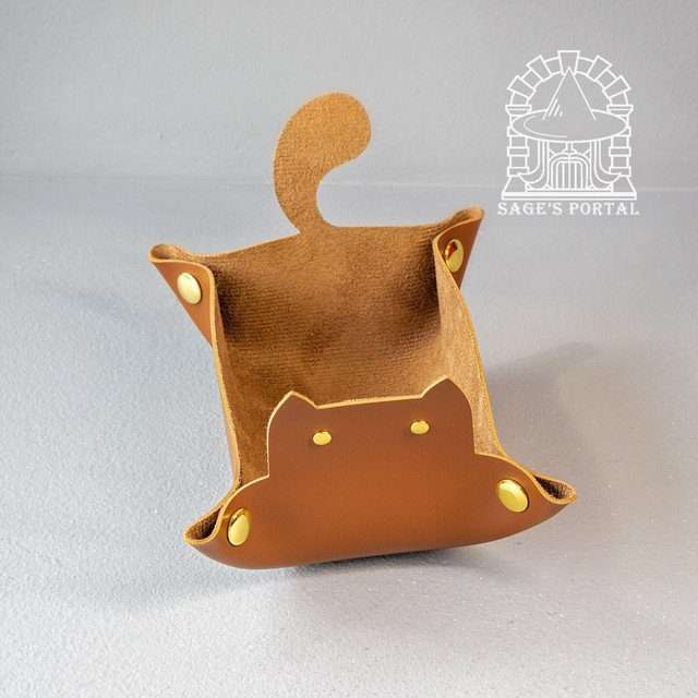Sage's Brown Enchanted Cat Dice Tray image 6