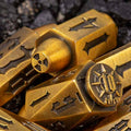 Sage's Holy Revolver Bronze Bullets Metal Dice Set image 0