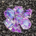 Sage's Crystals - Iris Sharp Edge Resin Polyhedral Dice Set image 0