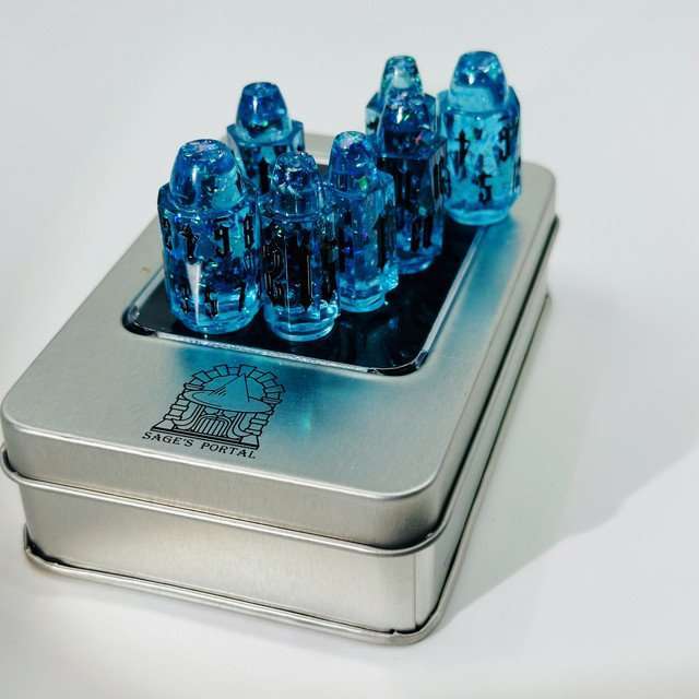 Sage's Spectral Revolver Splash Bullets Resin Dice Set image 6