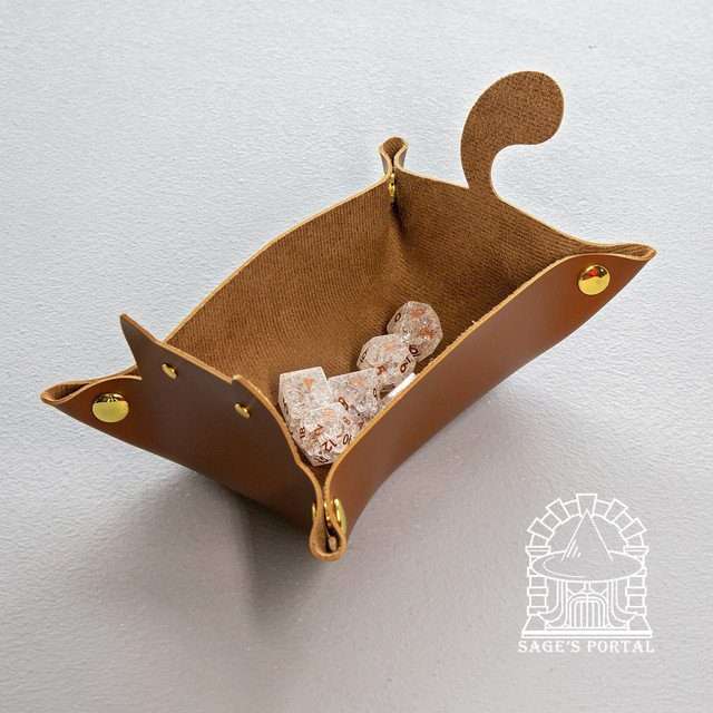 Sage's Brown Enchanted Cat Dice Tray image 8