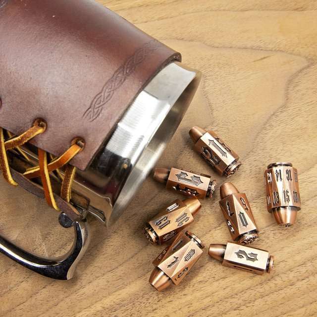 Sage's Holy Revolver Copper Bullets Metal Dice Set image 12