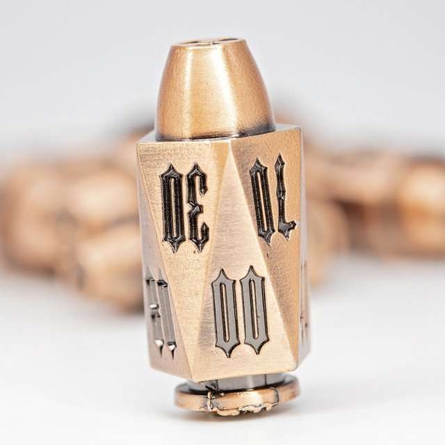 Sage's Holy Revolver Copper Bullets Metal Dice Set image 5