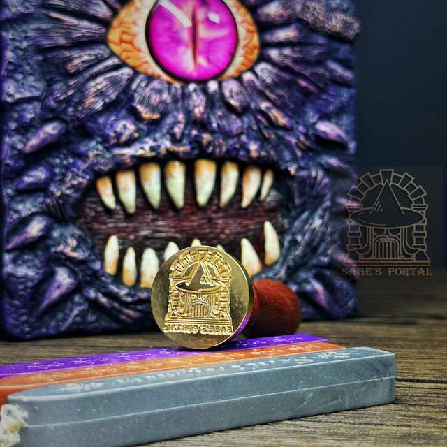 Purple Eye Tyrant Notebook Gift Set | Handmade Notebook for TTRPG, Sketchbook, Diary image 10