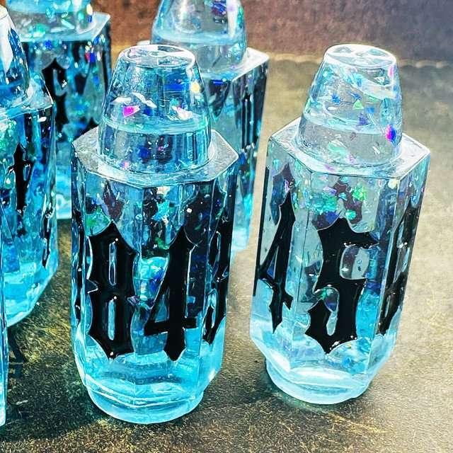 Sage's Spectral Revolver Splash Bullets Resin Dice Set image 3