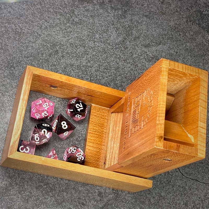 Sage's Contraptions - Cherry Wood Dice Tower image 4