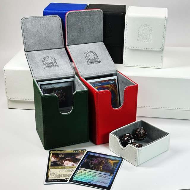 Sage's Deck Box Chest for TCG 405mm x 200mm x 95mm - White image