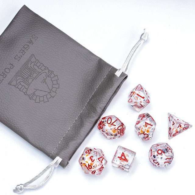 Sage's Familiars - Animated Skull Resin Polyhedral Dice Set image 12
