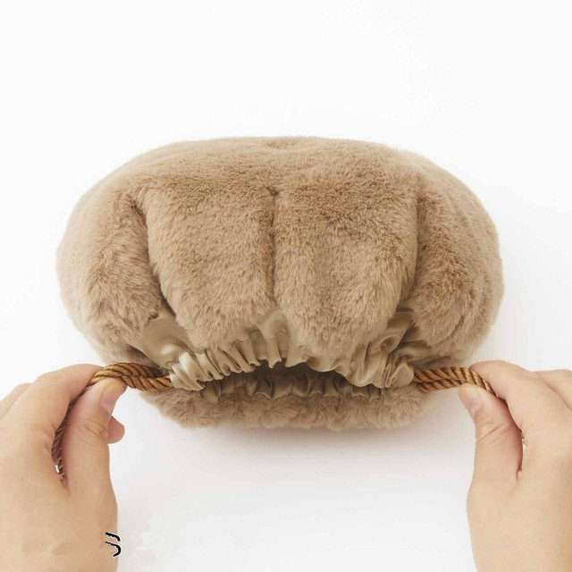 Sage's Furry Kittypaw Bag - Brown Fur/White Paw Dice Bag image 7