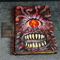 Red Eye Tyrant Notebook | Handmade Notebook for TTRPG, Sketchbook, Diary image 0