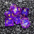 Sage's Crystals - Twilight Sharp Edge Resin Polyhedral Dice Set image 0