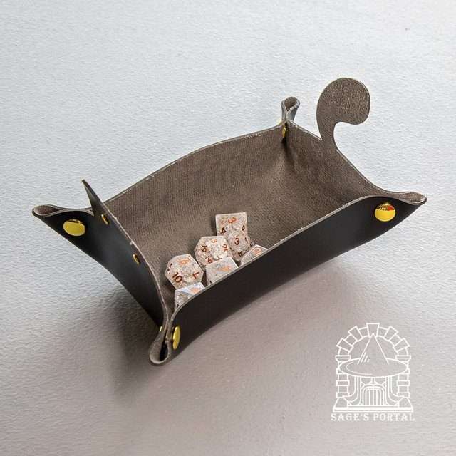 Sage's Black Enchanted Cat Dice Tray image 8