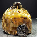 Sage’s Gala Purse – Gold Metallic Scale Gate-top Dice Bag image 0