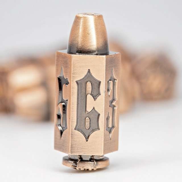Sage's Holy Revolver Copper Bullets Metal Dice Set image 10