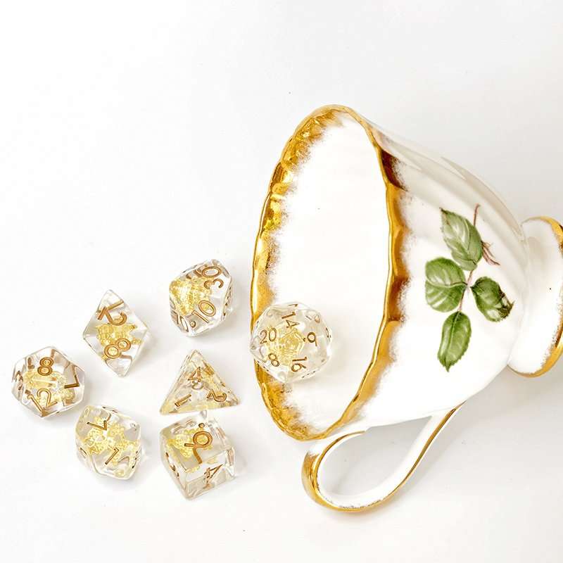 Sage's Familiars - Butterfly Familiar Resin Polyhedral Dice Set image 13