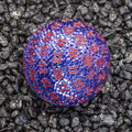 Sage’s Dragon Egg Purple/Blue d100 Metal Dice image 0