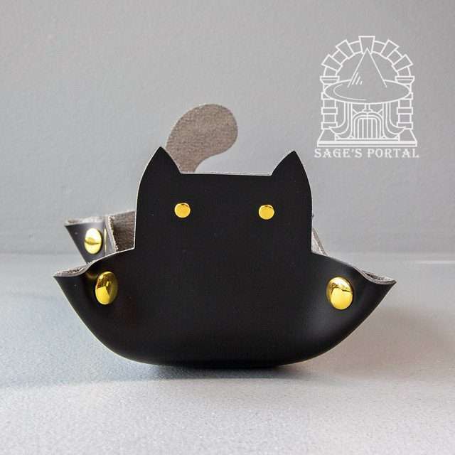 Sage's Black Enchanted Cat Dice Tray image 14