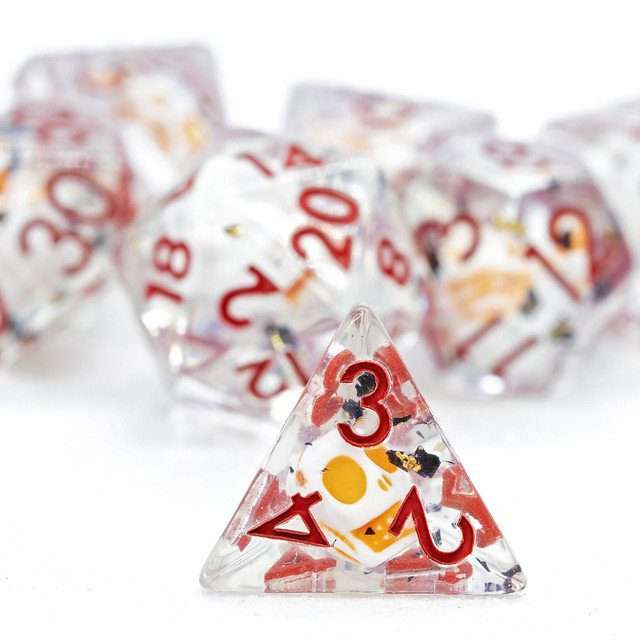 Sage's Familiars - Animated Skull Resin Polyhedral Dice Set image 7