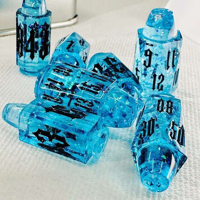 Sage's Spectral Revolver Splash Bullets Resin Dice Set image 5