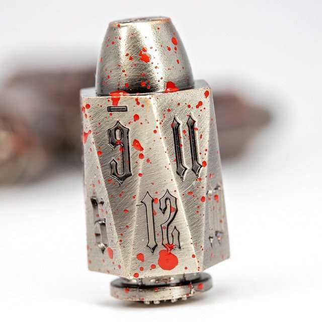Sage's Holy Revolver Bloodstained Bullets Metal Dice Set image 4