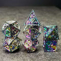 Sage's Dragonstones - Mystic Wyvern Rainbow Metal Polyhedral Dice Set image 0
