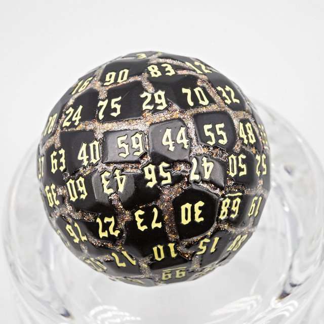 Sage’s Warp Stones Yellow Sun d100 Metal Dice image 12