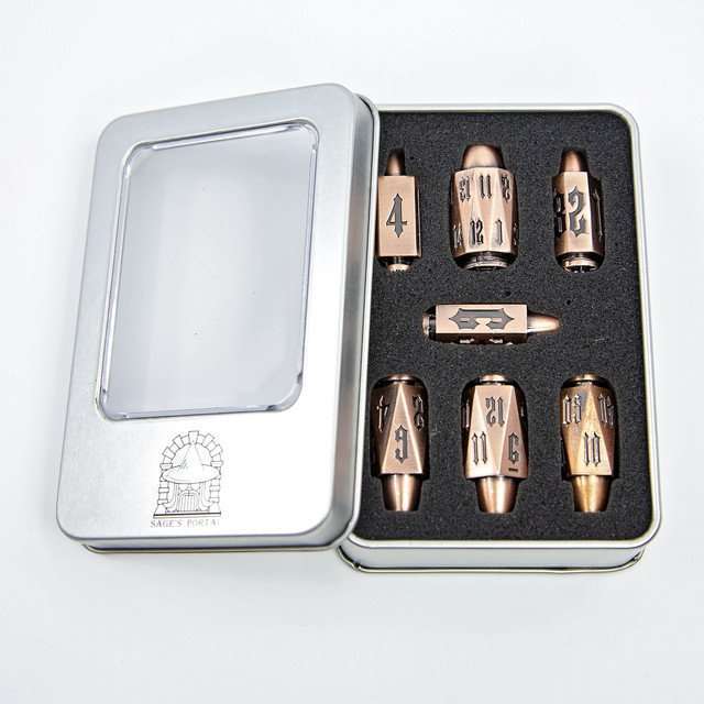 Sage's Holy Revolver Copper Bullets Metal Dice Set image 15