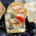 Sage's Jolly Santa Resin Polyhedral Dice Set image 0